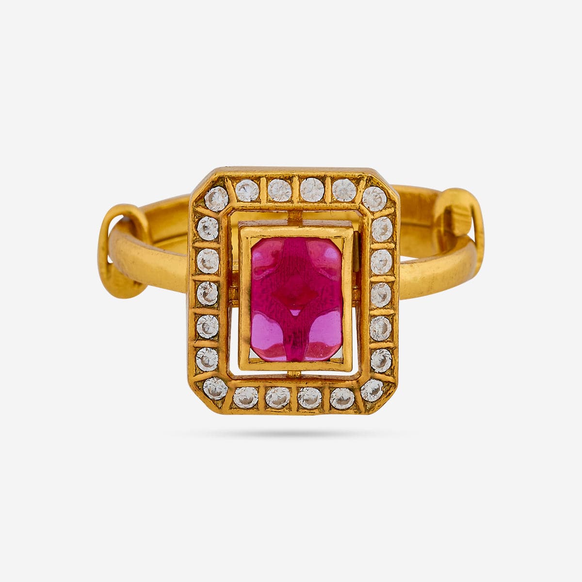Silver Temple Finger Ring 190562 - Image 3