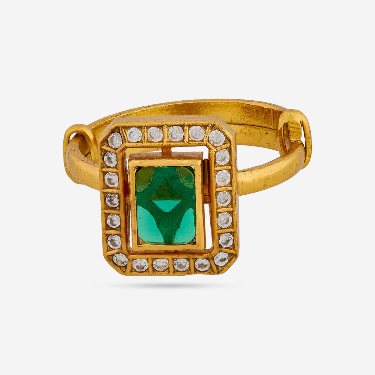 Silver Temple Finger Ring 190562 - Image 5