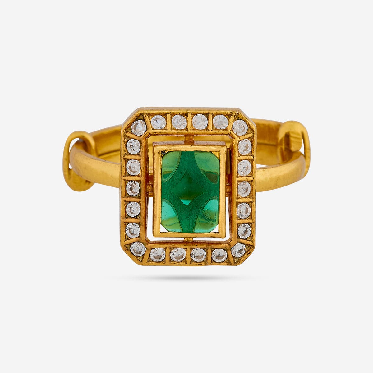 Silver Temple Finger Ring 190562 - Image 8