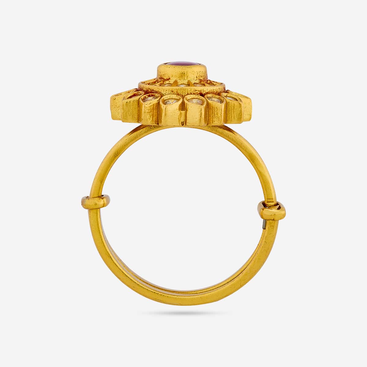 Silver Temple Finger Ring 190563 - Image 5