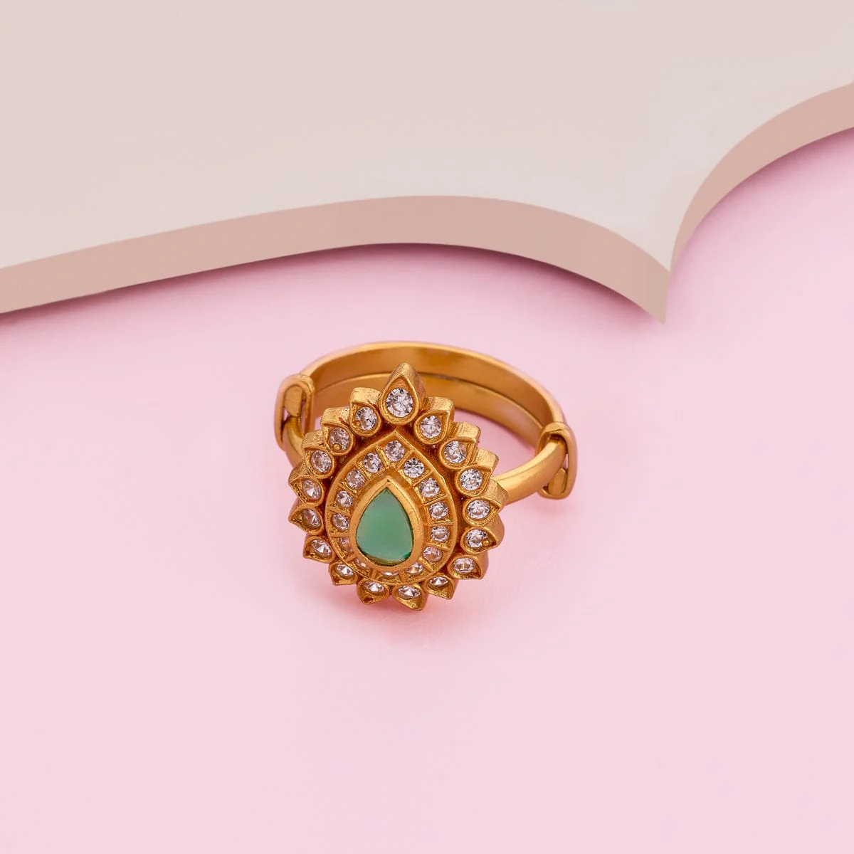 Silver Temple Finger Ring 190563 - Image 7