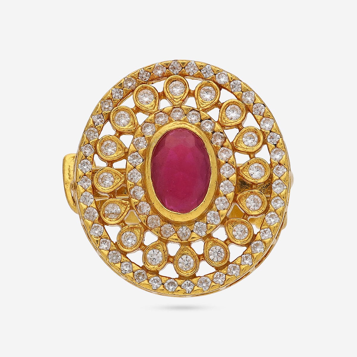 Silver Temple Finger Ring 191824 - Image 3