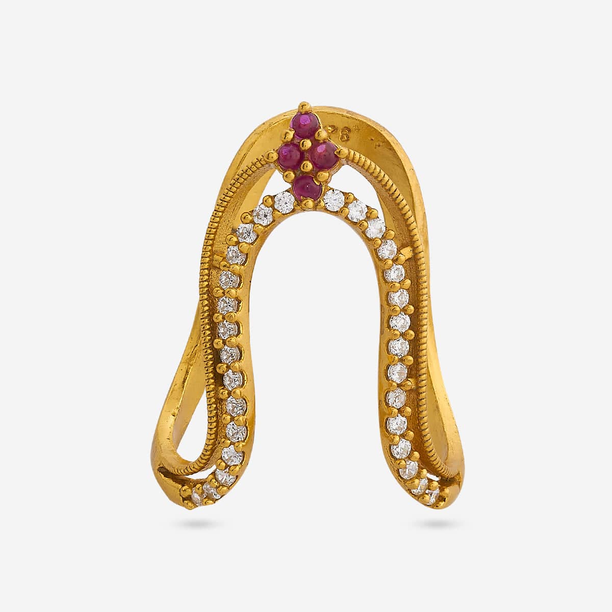 Silver Temple Finger Ring 191889 - Image 4