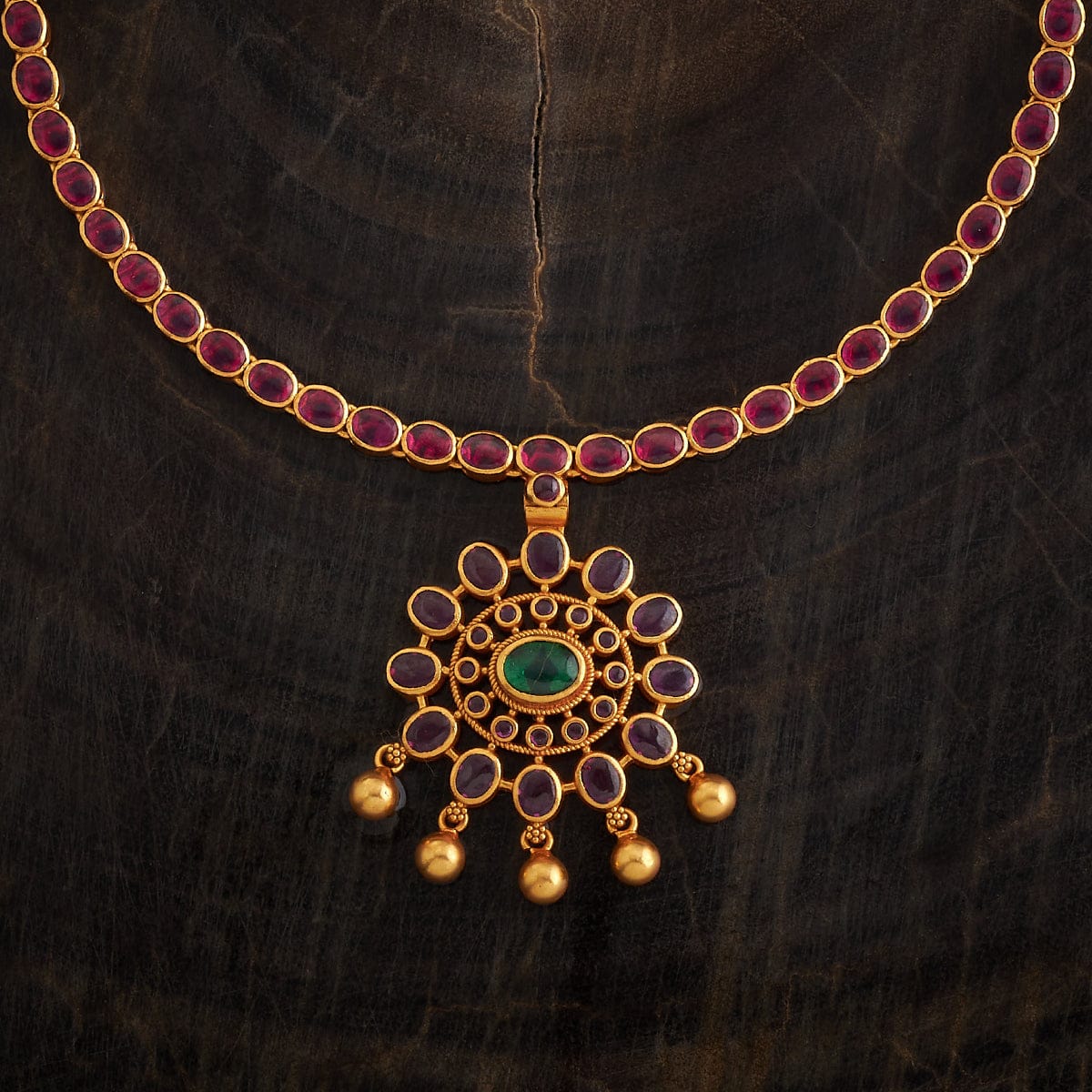 Silver Temple Necklace 137301 - Image 3