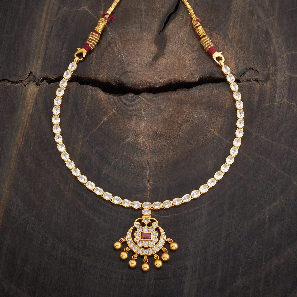 Silver Temple Necklace 155905 - Image 2