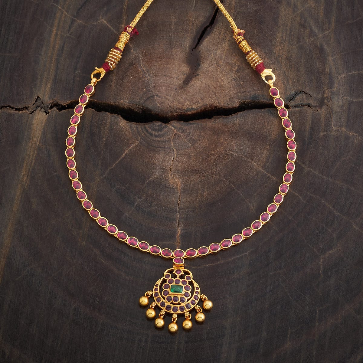 Silver Temple Necklace 155905 - Image 4