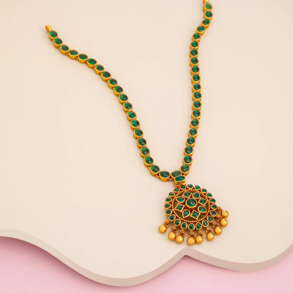Silver Temple Necklace 155906 - Image 11
