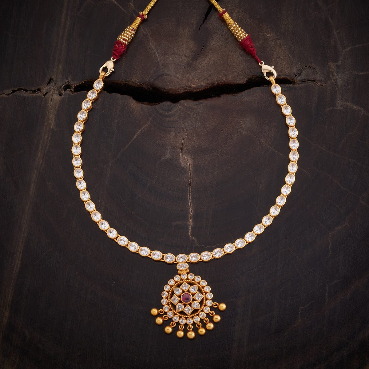 Silver Temple Necklace 155906 - Image 4