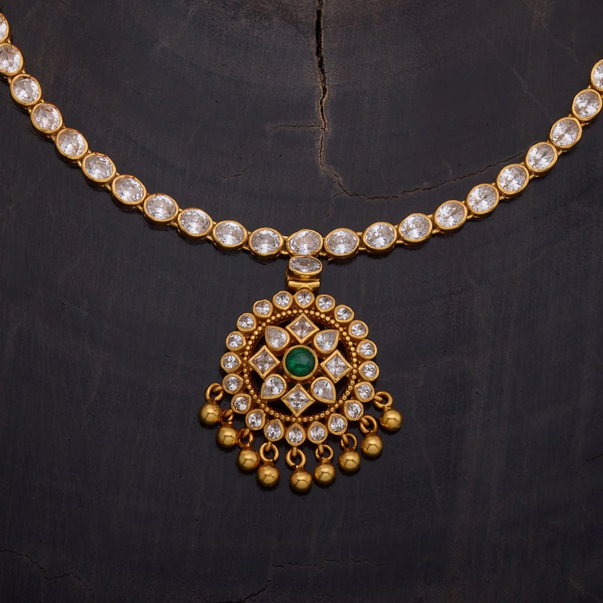 Silver Temple Necklace 155906 - Image 9