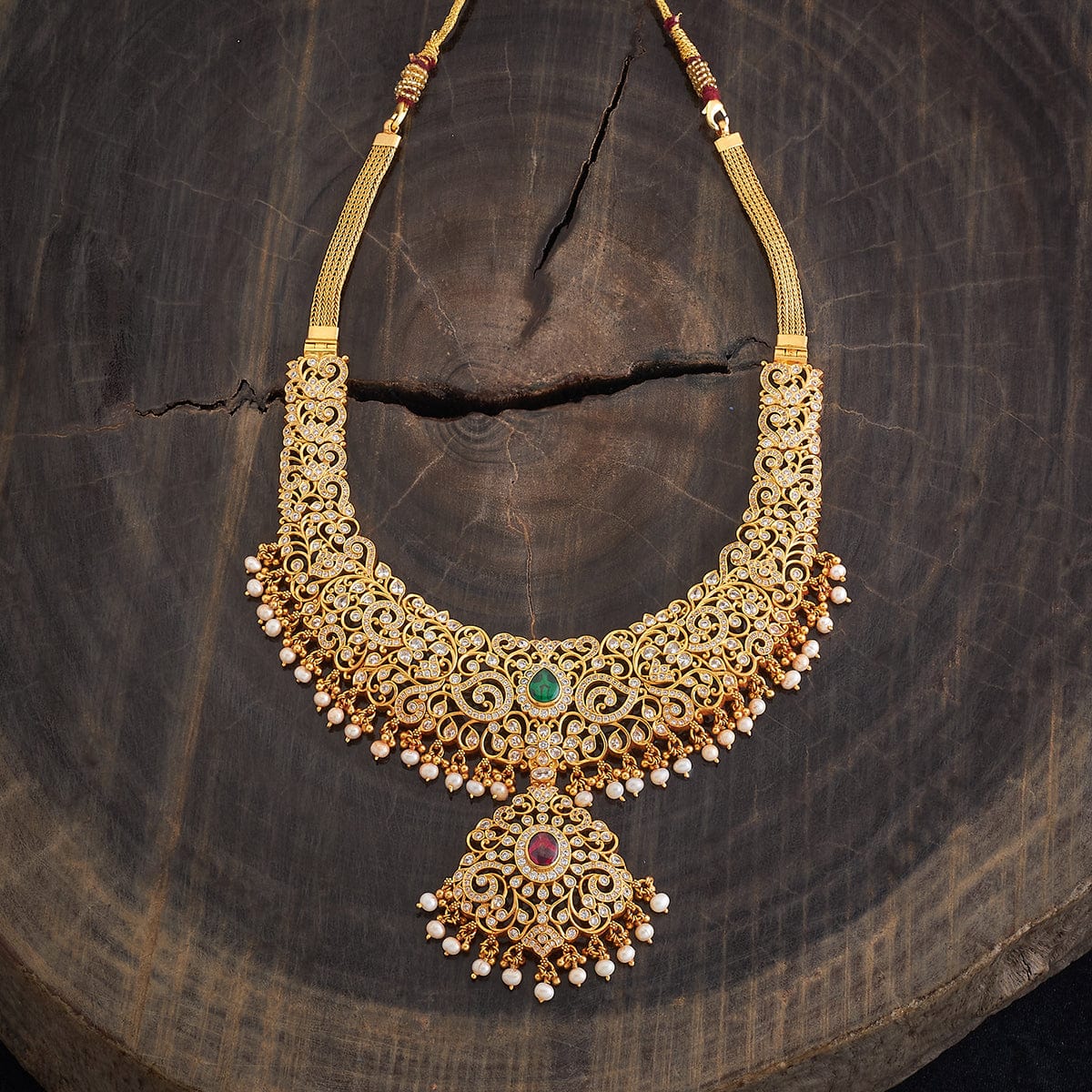 Silver Temple Necklace 156597 - Image 2