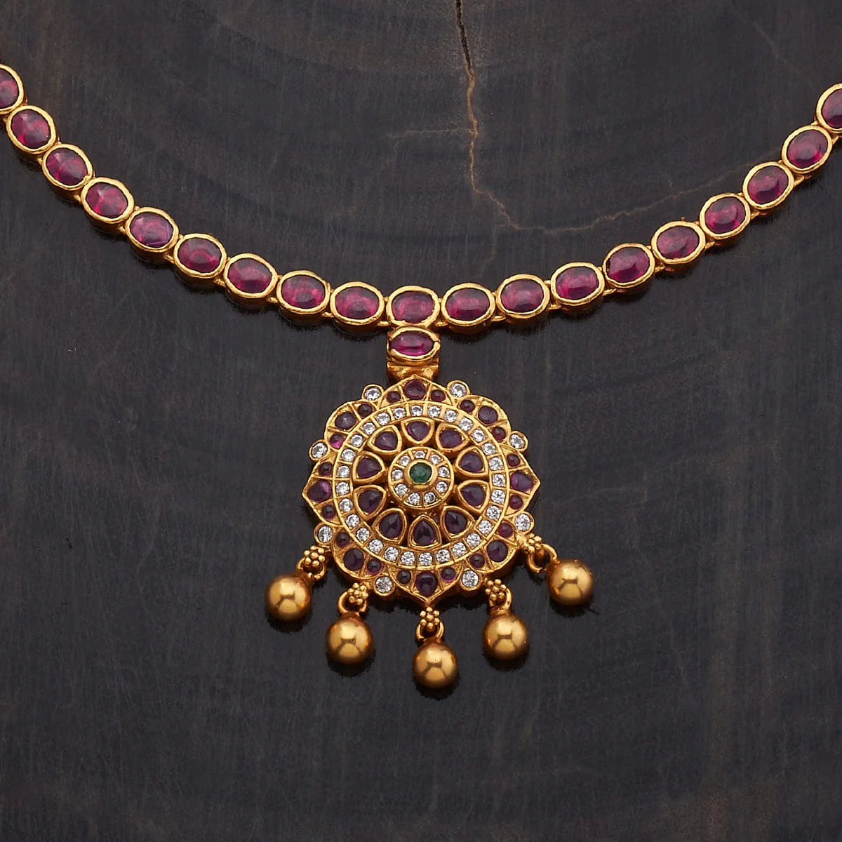 Silver Temple Necklace 157434 - Image 8