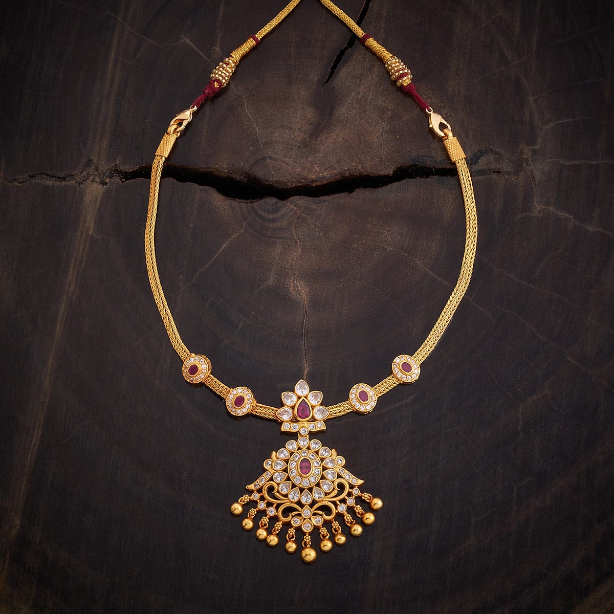 Silver Temple Necklace 161844 - Image 4