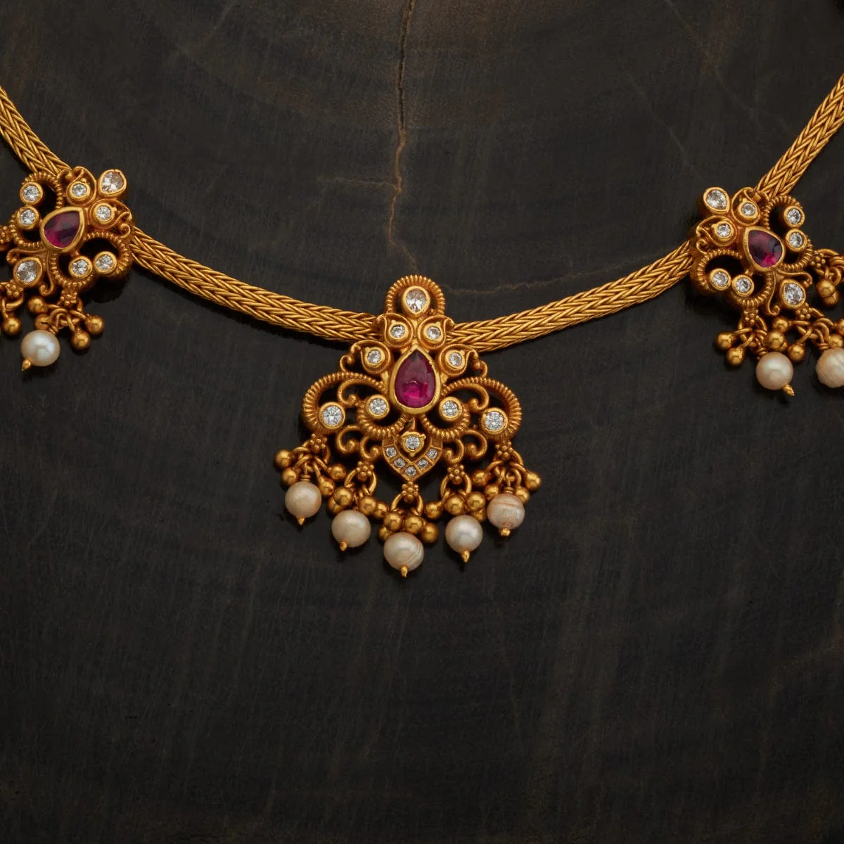 Silver Temple Necklace 166082 - Image 3