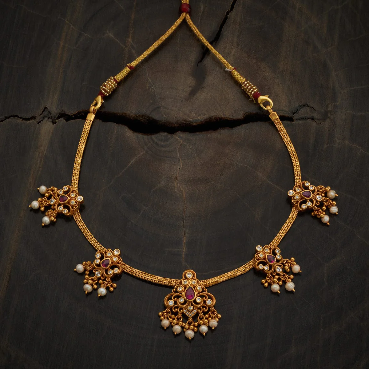 Silver Temple Necklace 166082 - Image 4