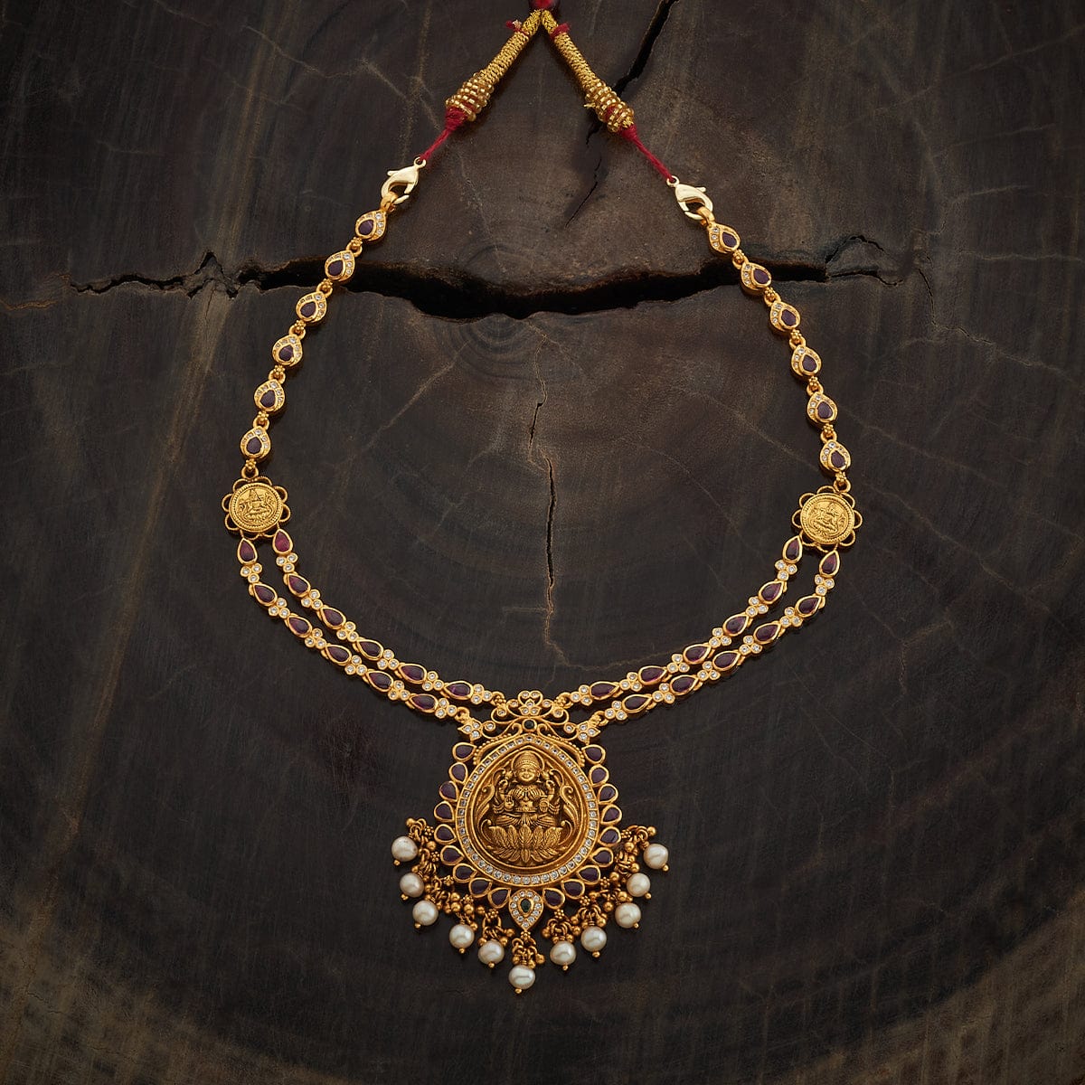 Silver Temple Necklace 170607 - Image 4