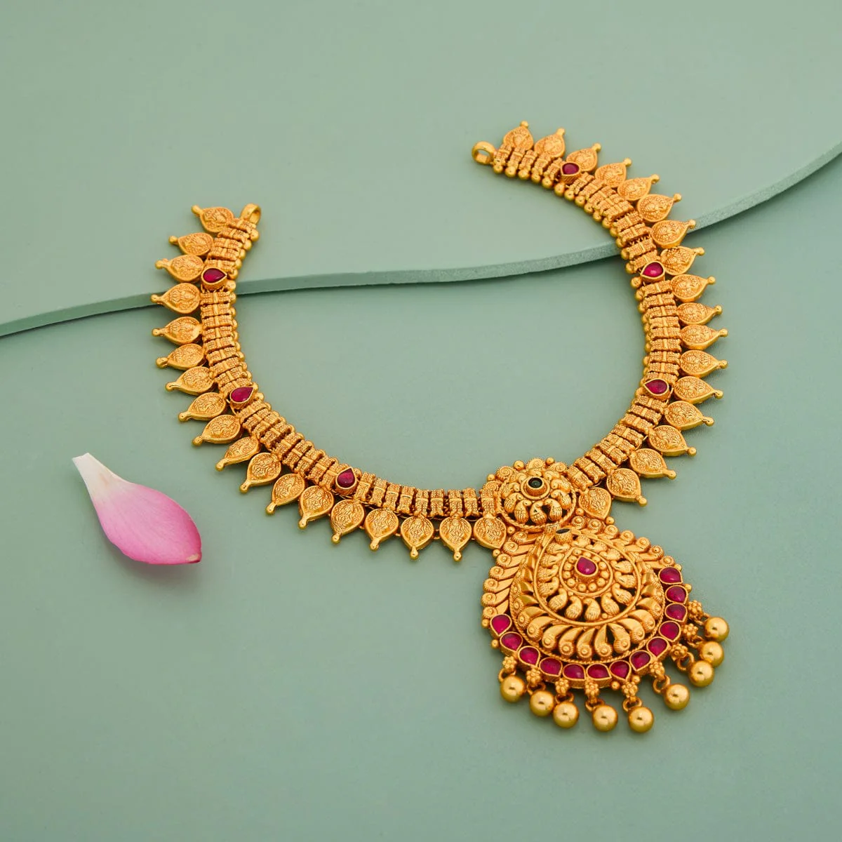 Silver Temple Necklace 172426 - Image 2