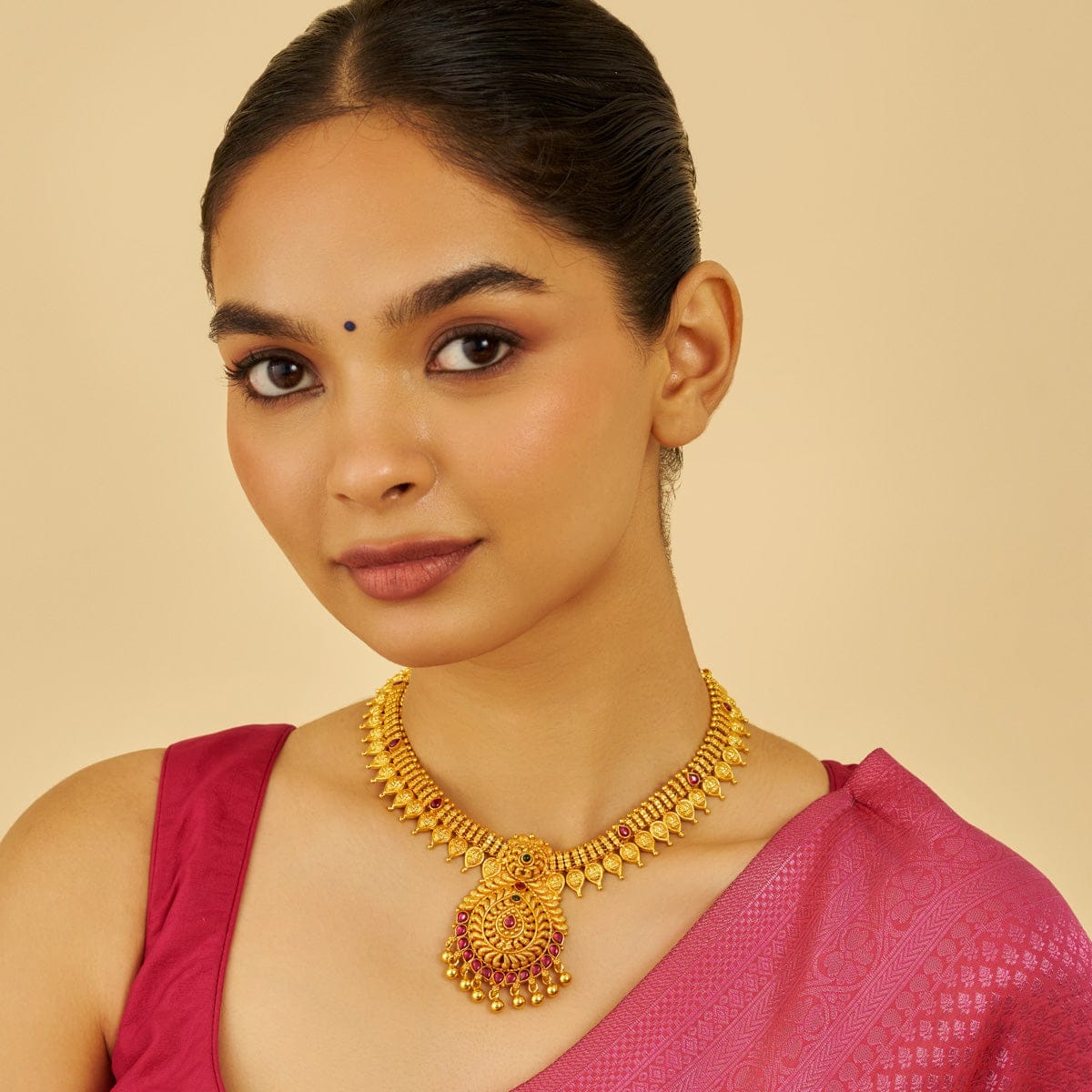 Silver Temple Necklace 172426 - Image 3