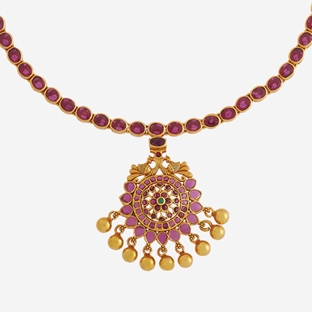 Silver Temple Necklace 173303 - Image 3