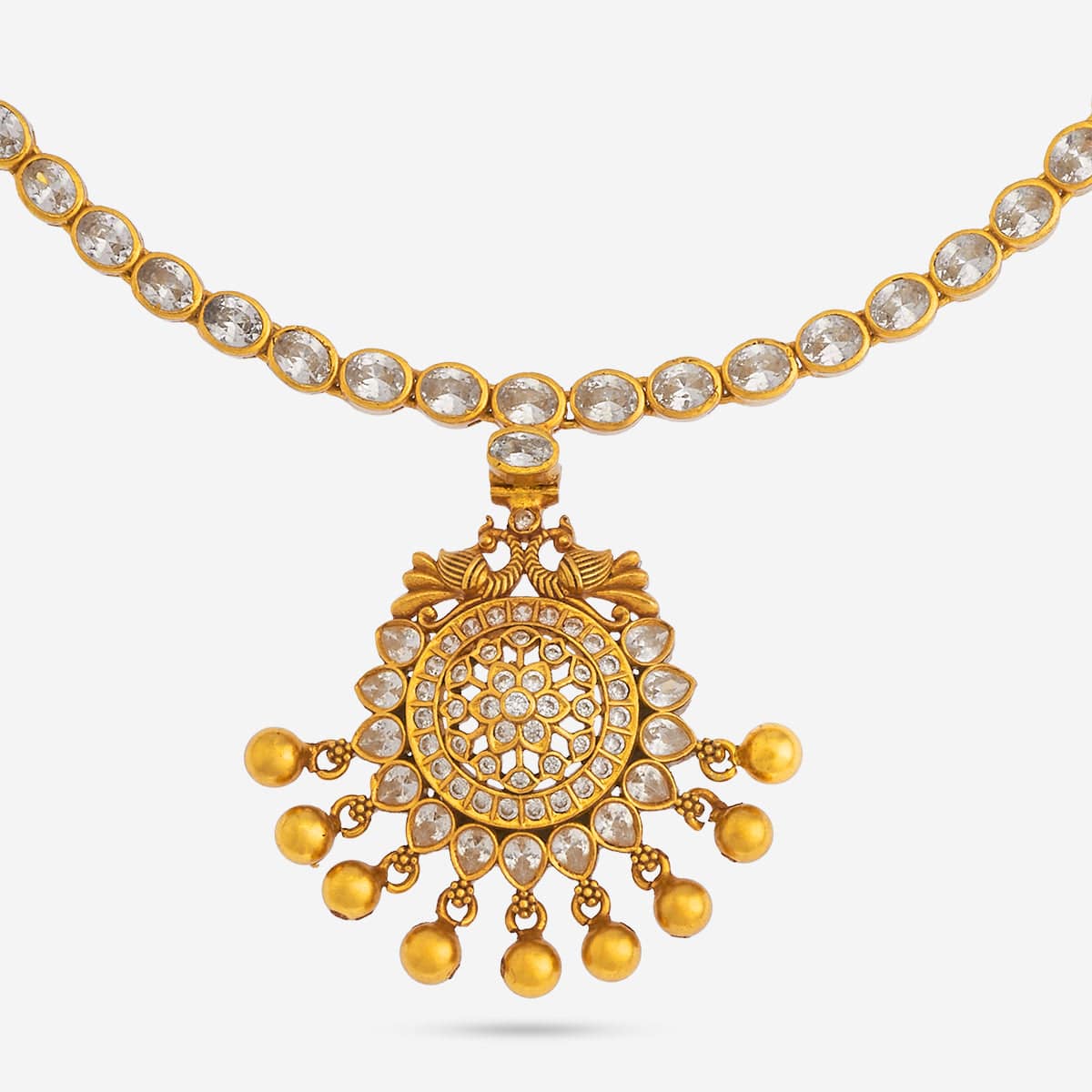 Silver Temple Necklace 173303 - Image 7