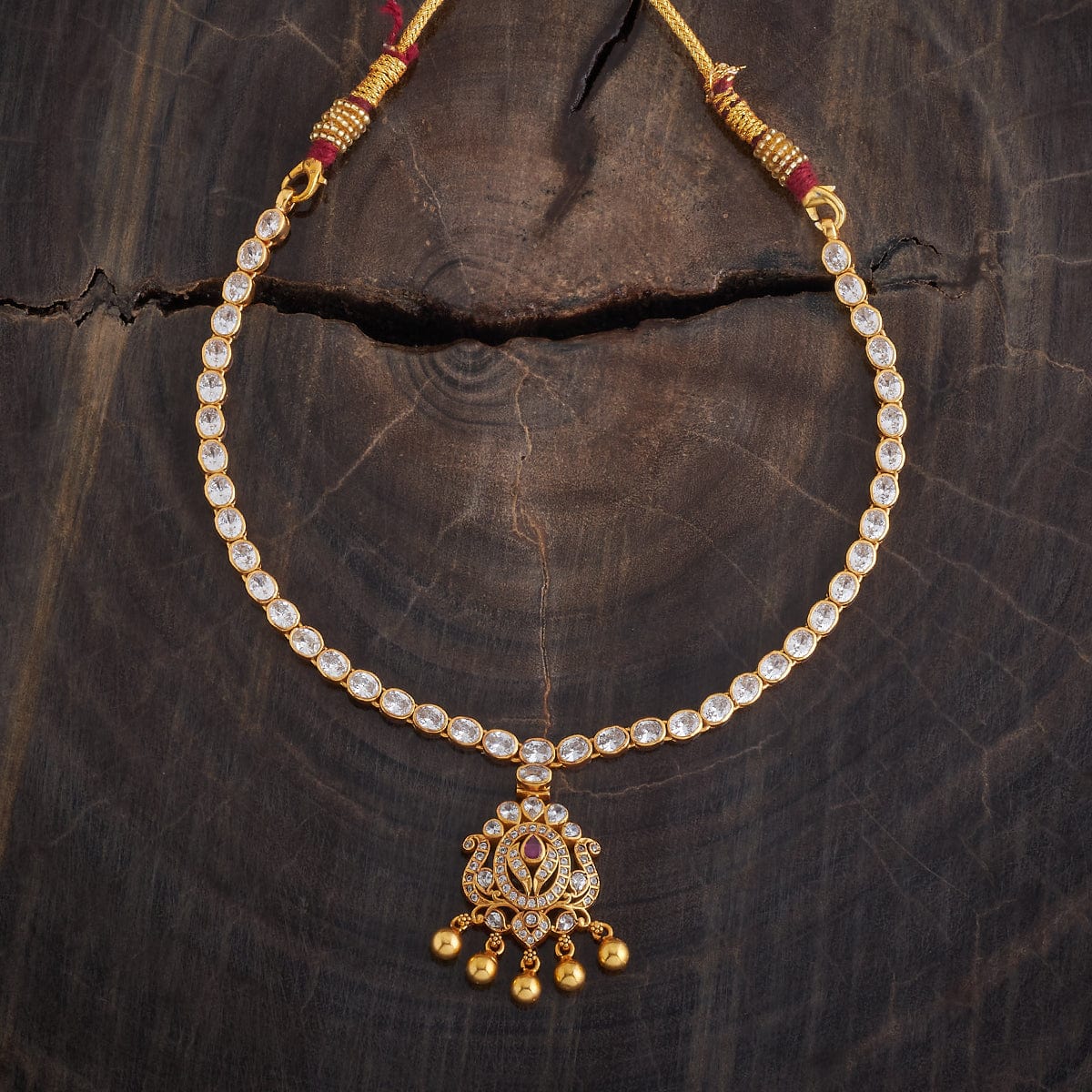Silver Temple Necklace 173307 - Image 2