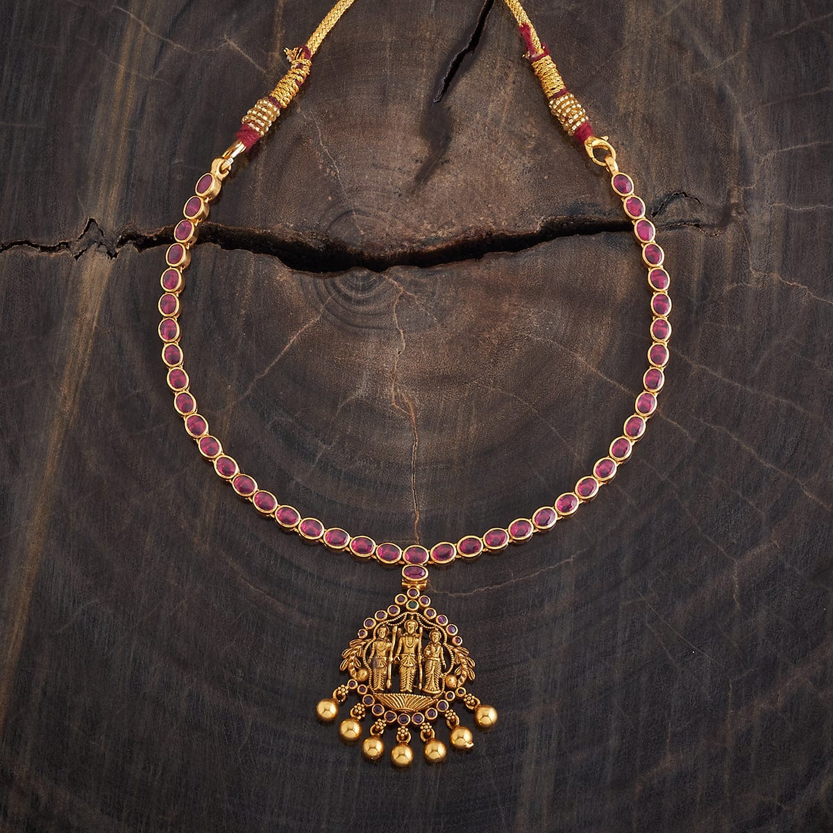 Silver Temple Necklace 173308 - Image 4