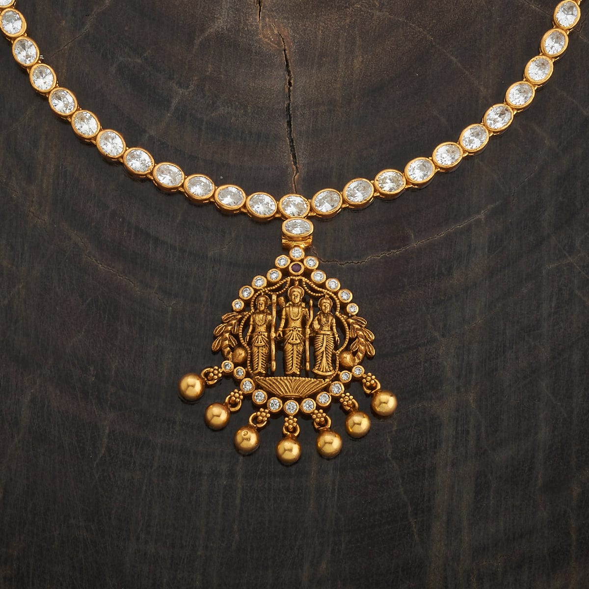 Silver Temple Necklace 173308 - Image 6