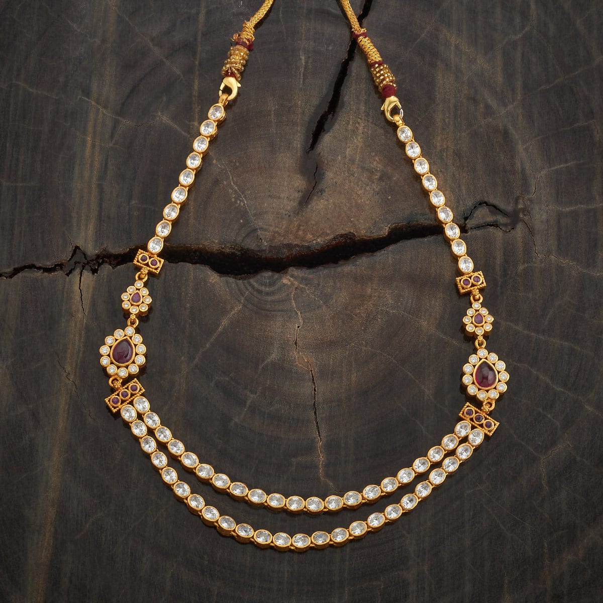 Reversible Silver Temple Necklace 173318 - Image 4