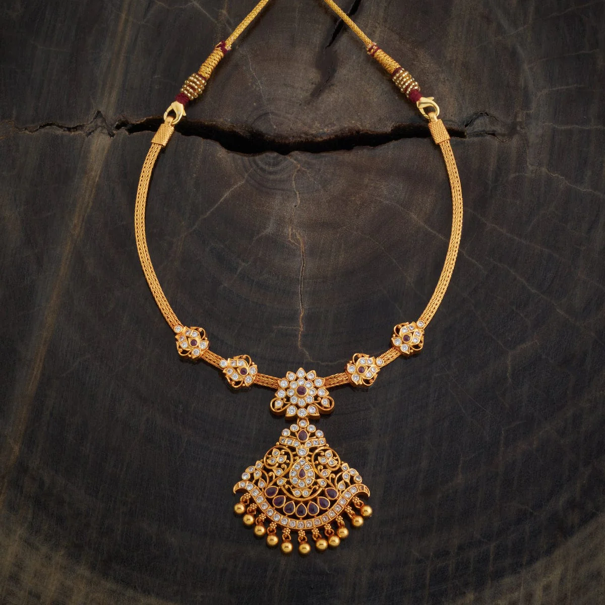 Silver Temple Necklace 173361 - Image 4