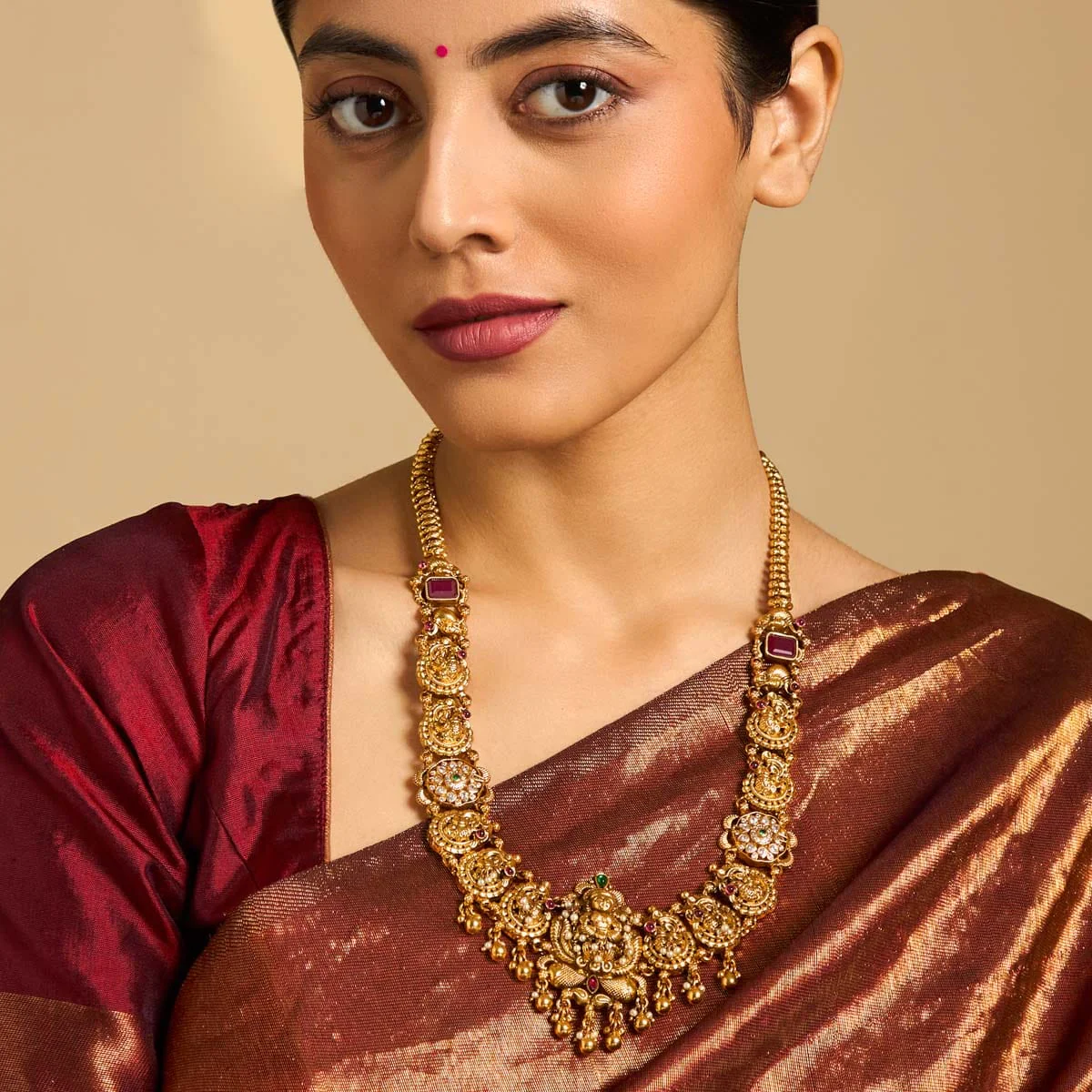 Silver Temple Necklace 173463 - Image 2