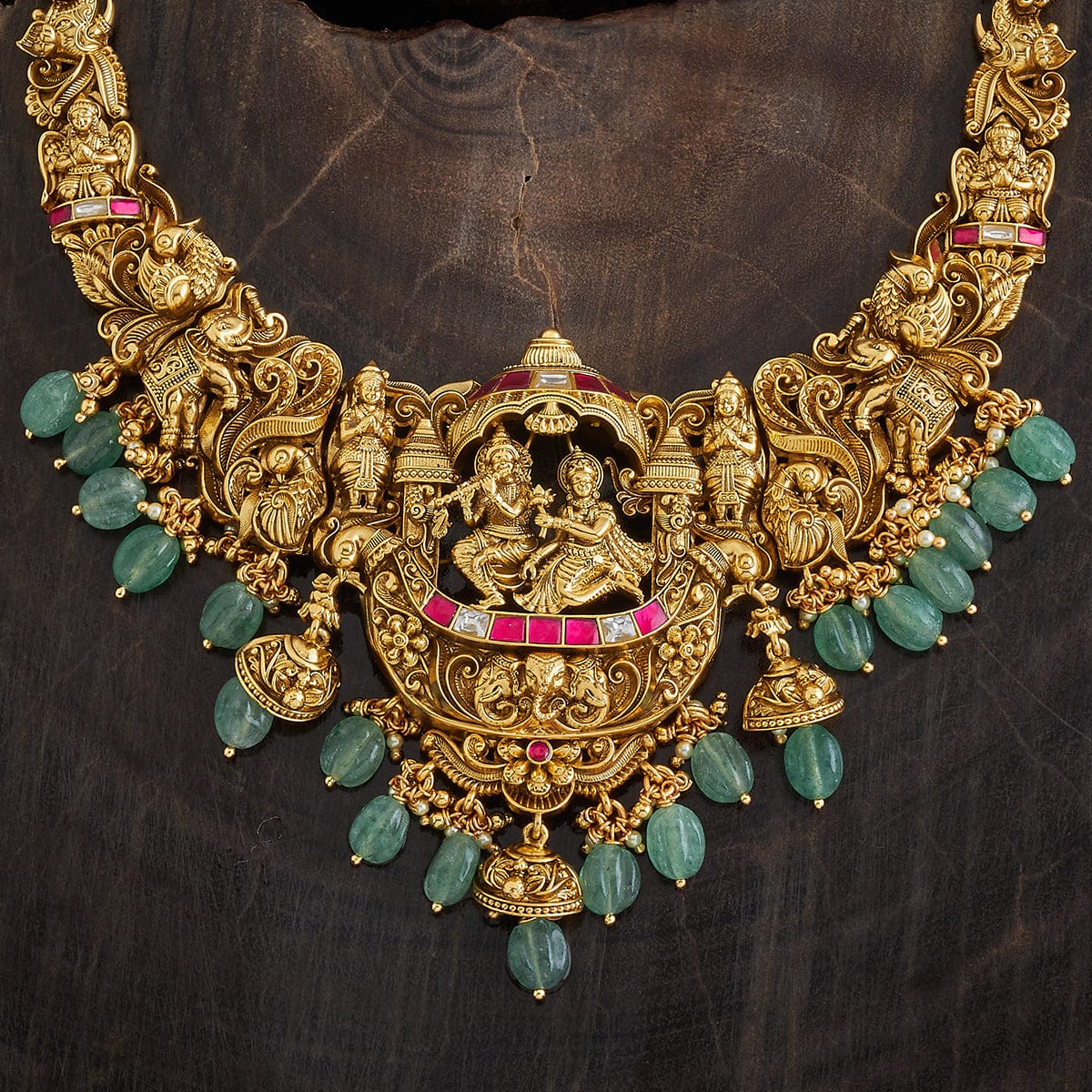 Silver Temple Necklace 173619 - Image 3