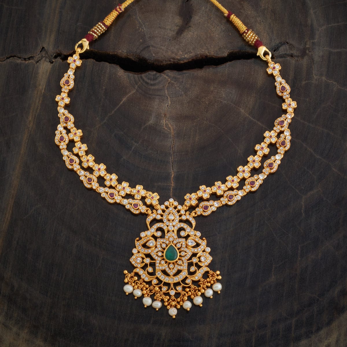 Silver Temple Necklace 176441 - Image 2