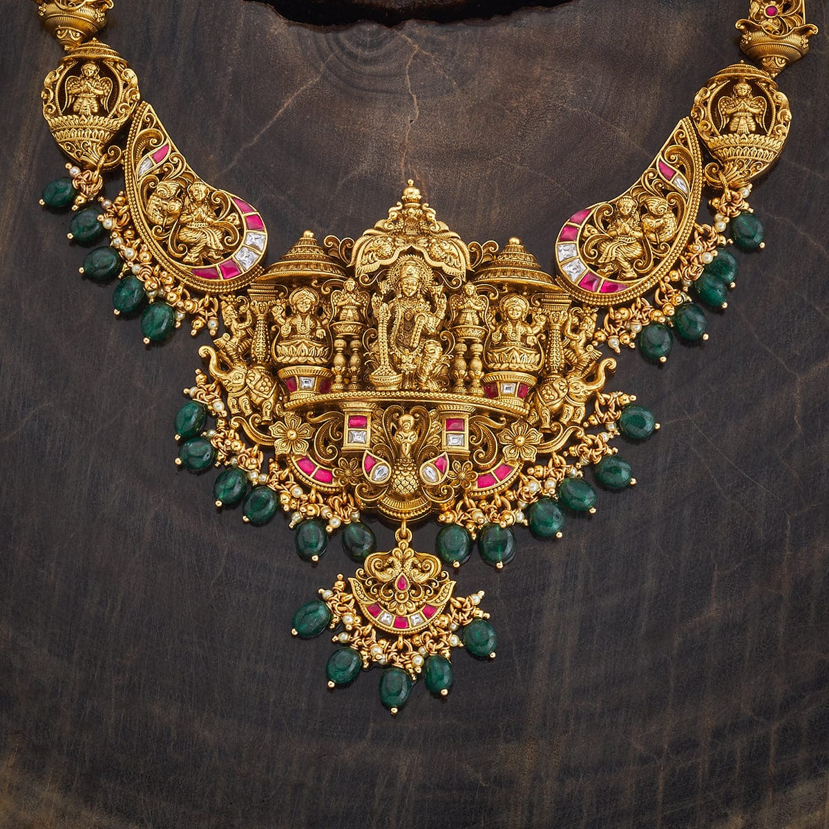 Silver Temple Necklace 177131 - Image 4