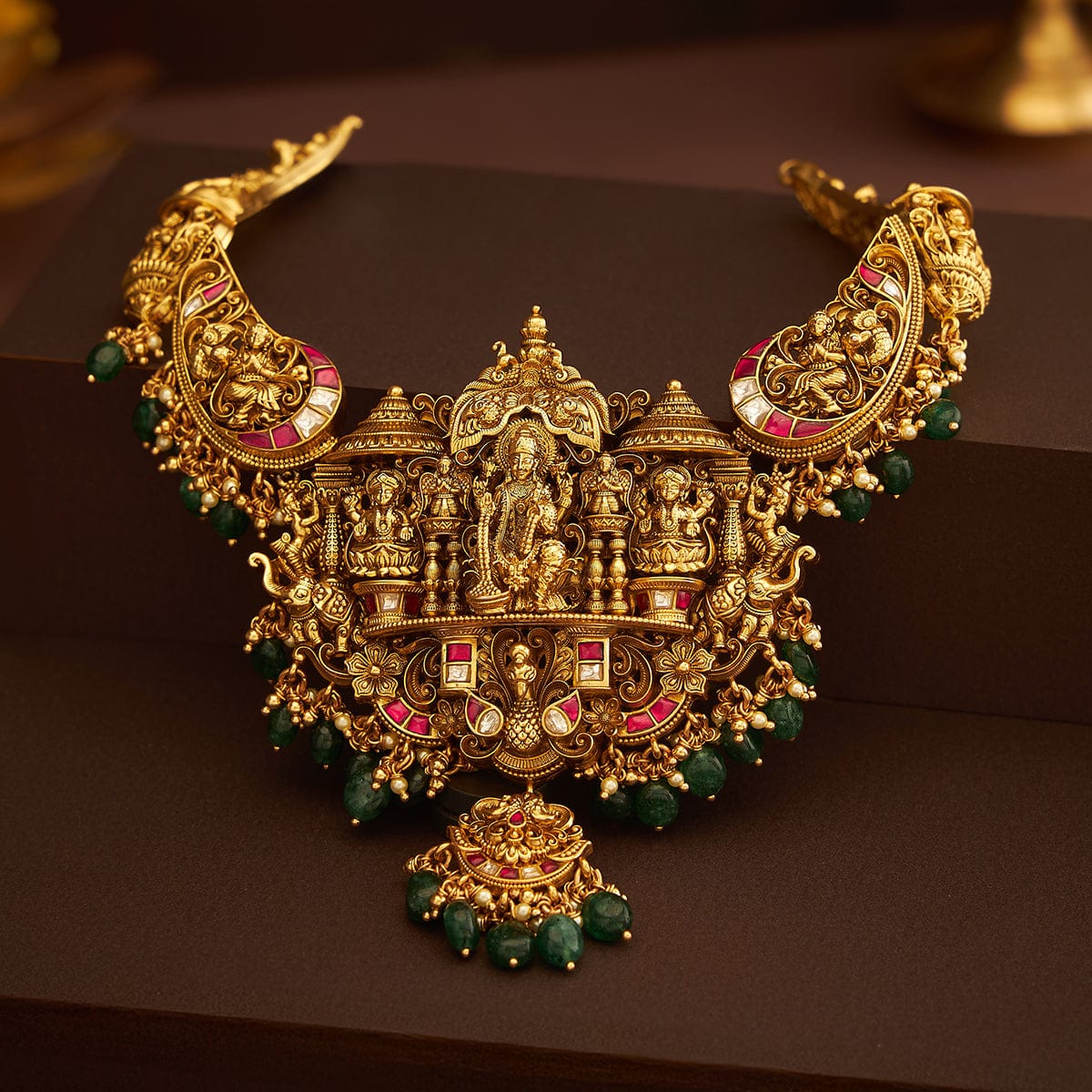 Silver Temple Necklace 177131 - Image 5