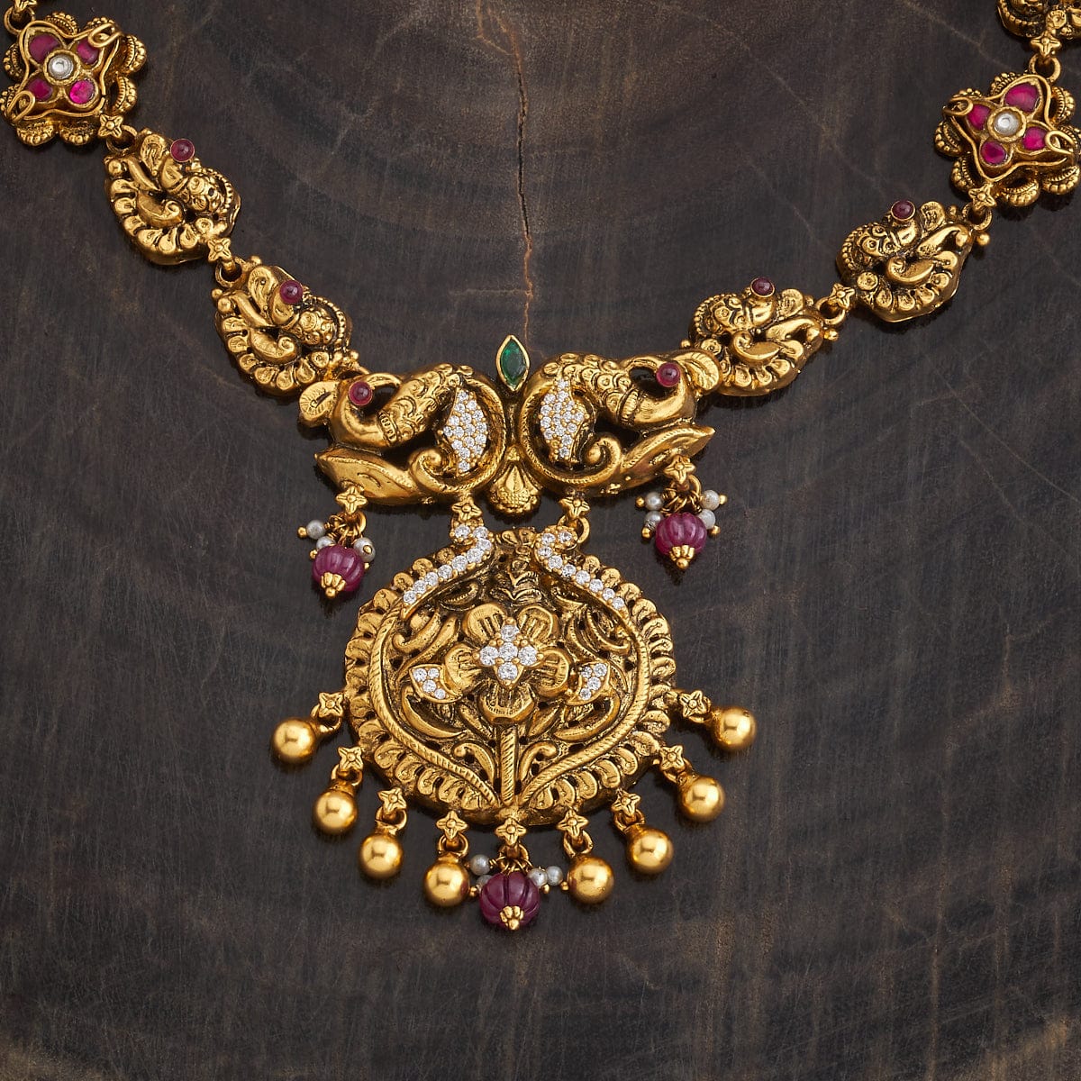 Silver Temple Necklace 177229 - Image 3