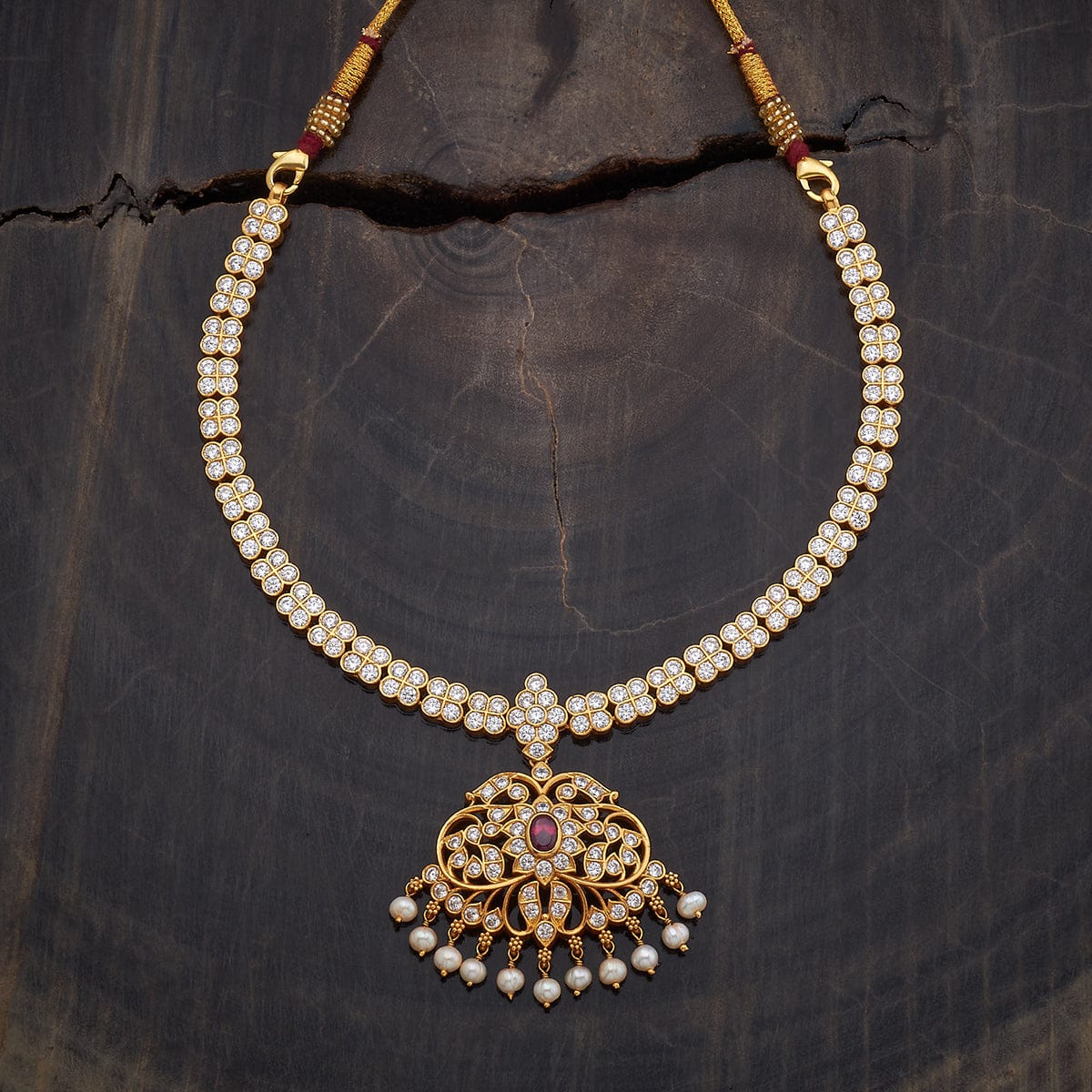 Silver Temple Necklace 177315 - Image 4