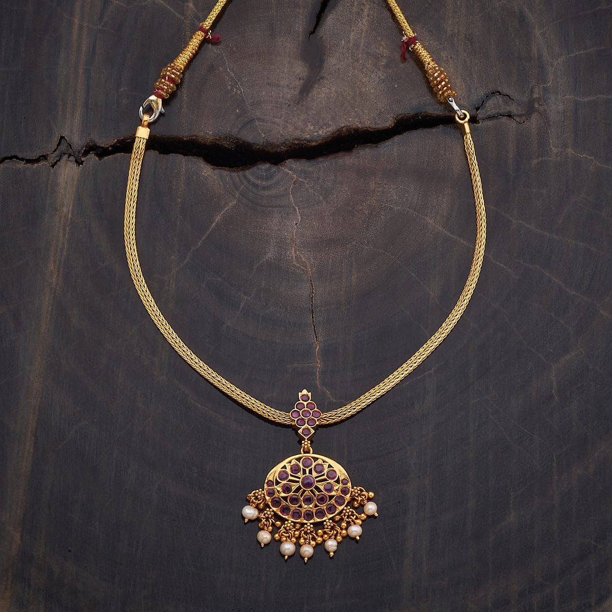 Silver Temple Necklace 177330 - Image 4