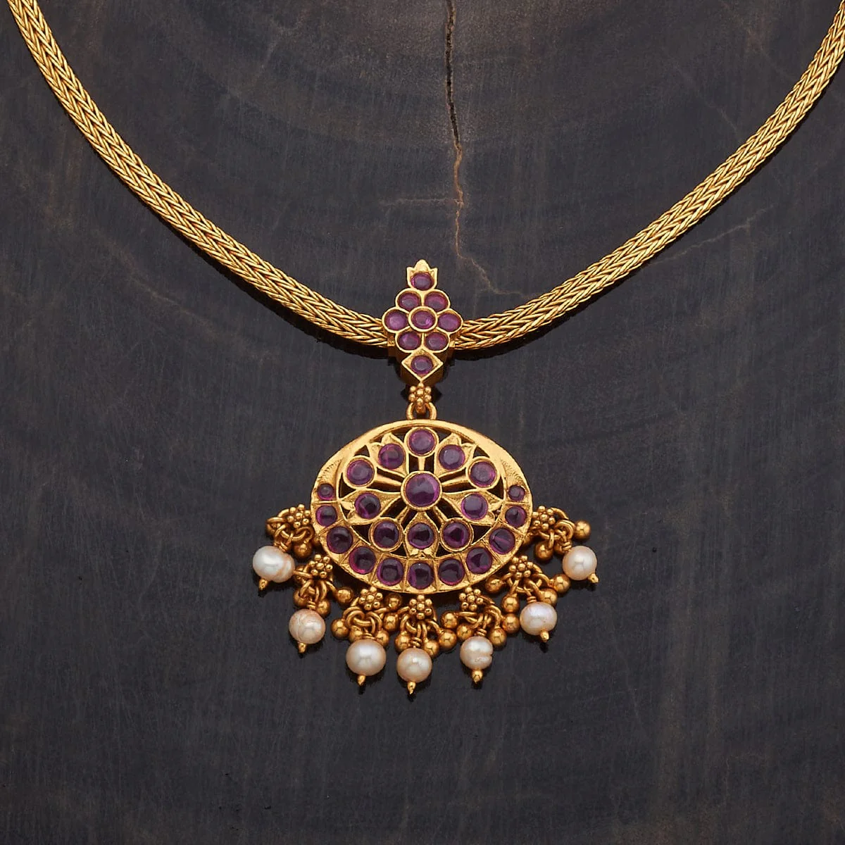 Silver Temple Necklace 177330 - Image 5