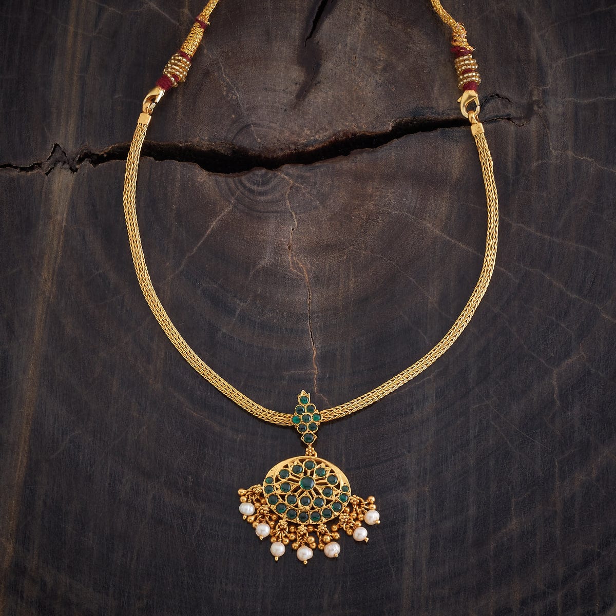 Silver Temple Necklace 177330 - Image 6
