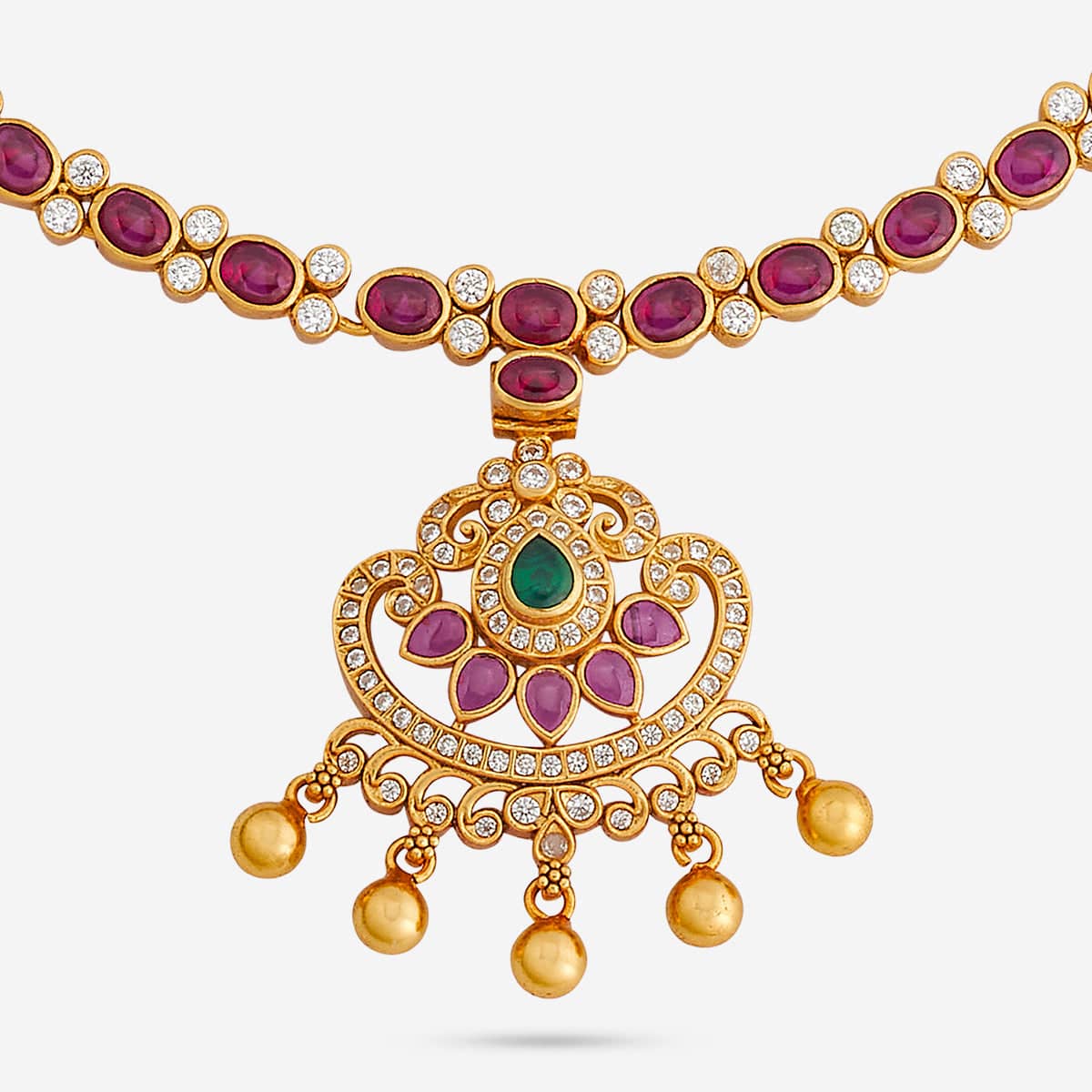 Silver Temple Necklace 177530 - Image 7