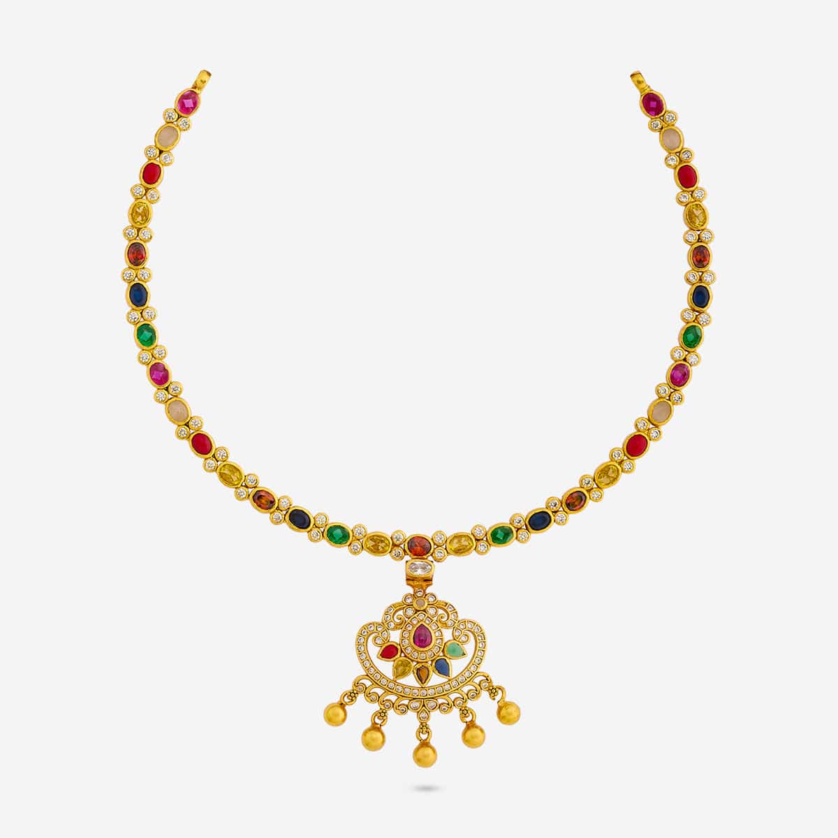 Silver Temple Necklace 177530 - Image 8