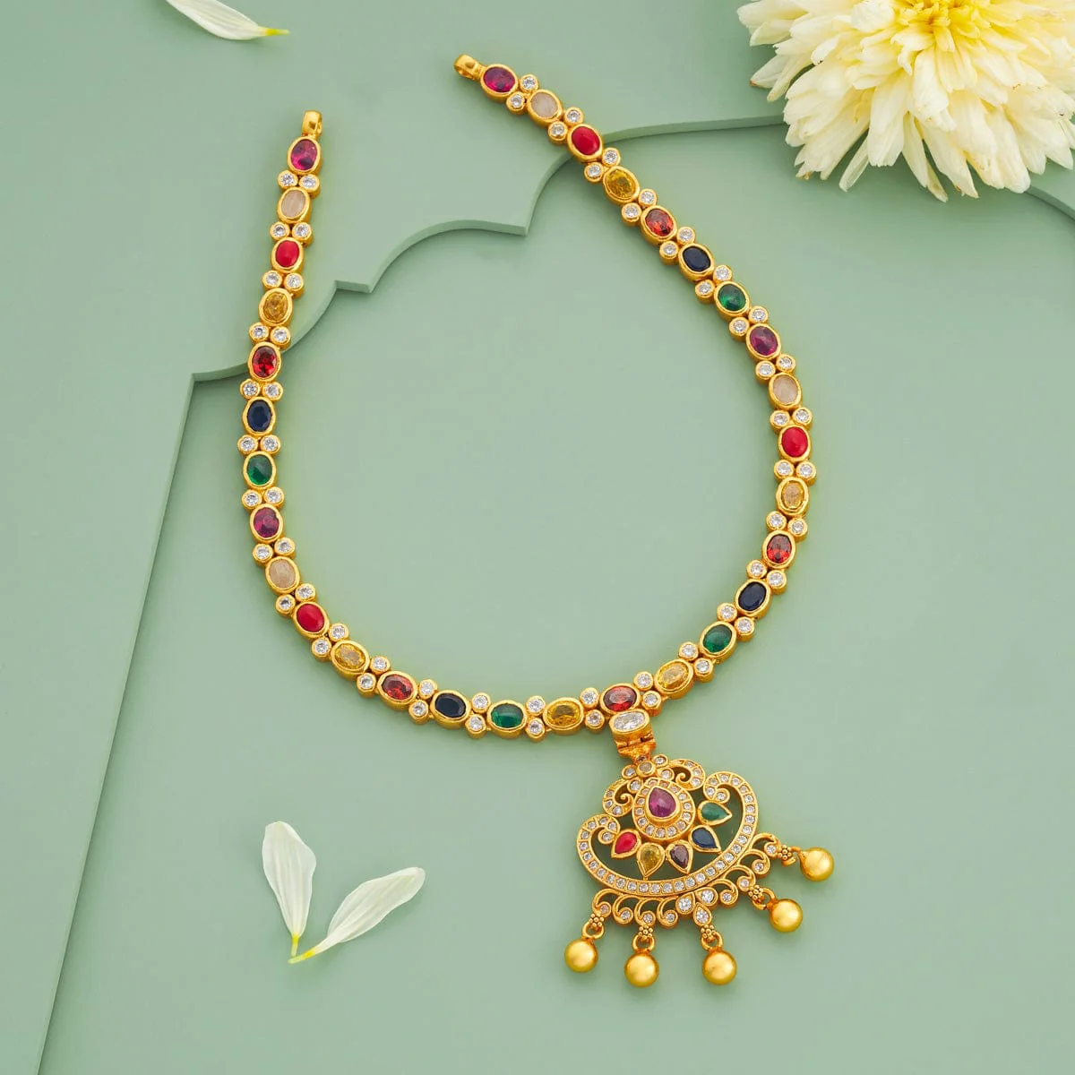 Silver Temple Necklace 177530 - Image 9
