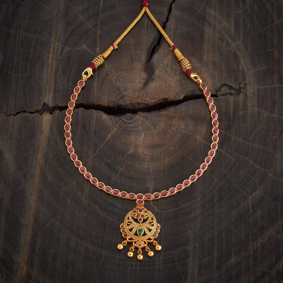 Silver Temple Necklace 177535 - Image 2