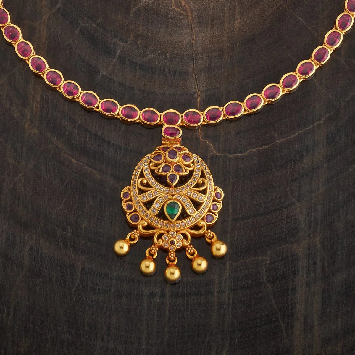 Silver Temple Necklace 177535 - Image 3