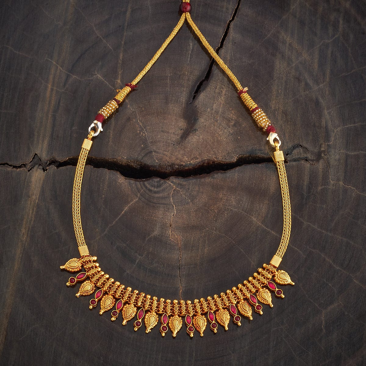 Silver Temple Necklace 177982 - Image 4