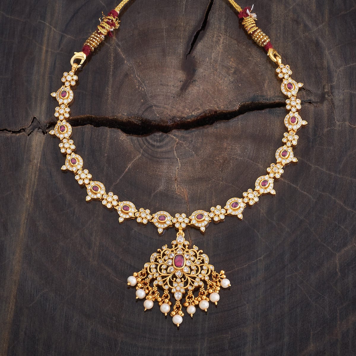 Silver Temple Necklace 178071 - Image 2
