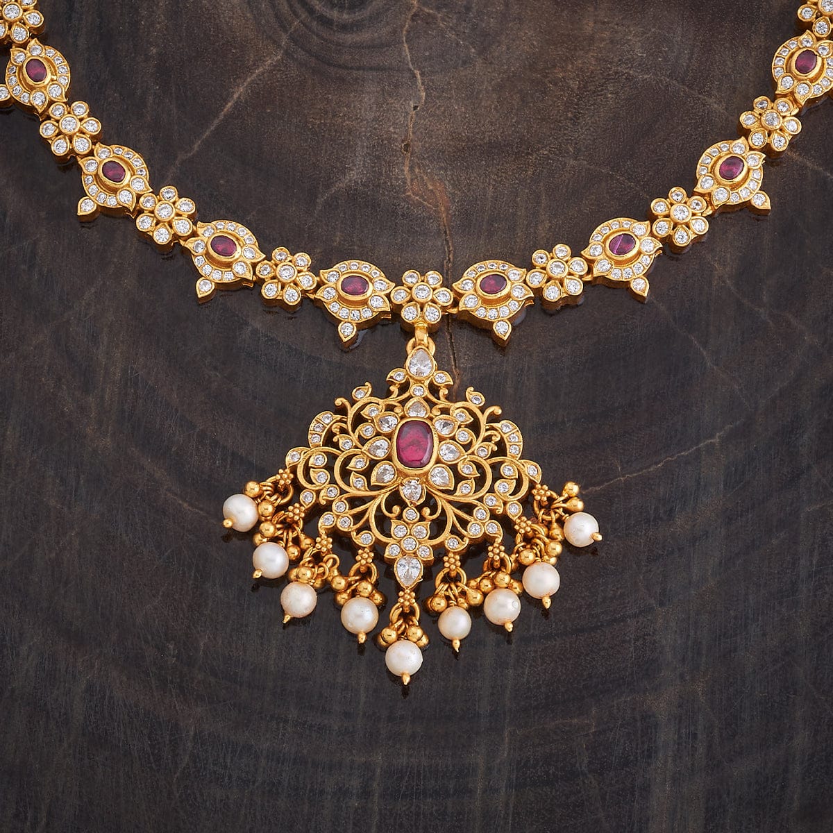 Silver Temple Necklace 178071 - Image 3