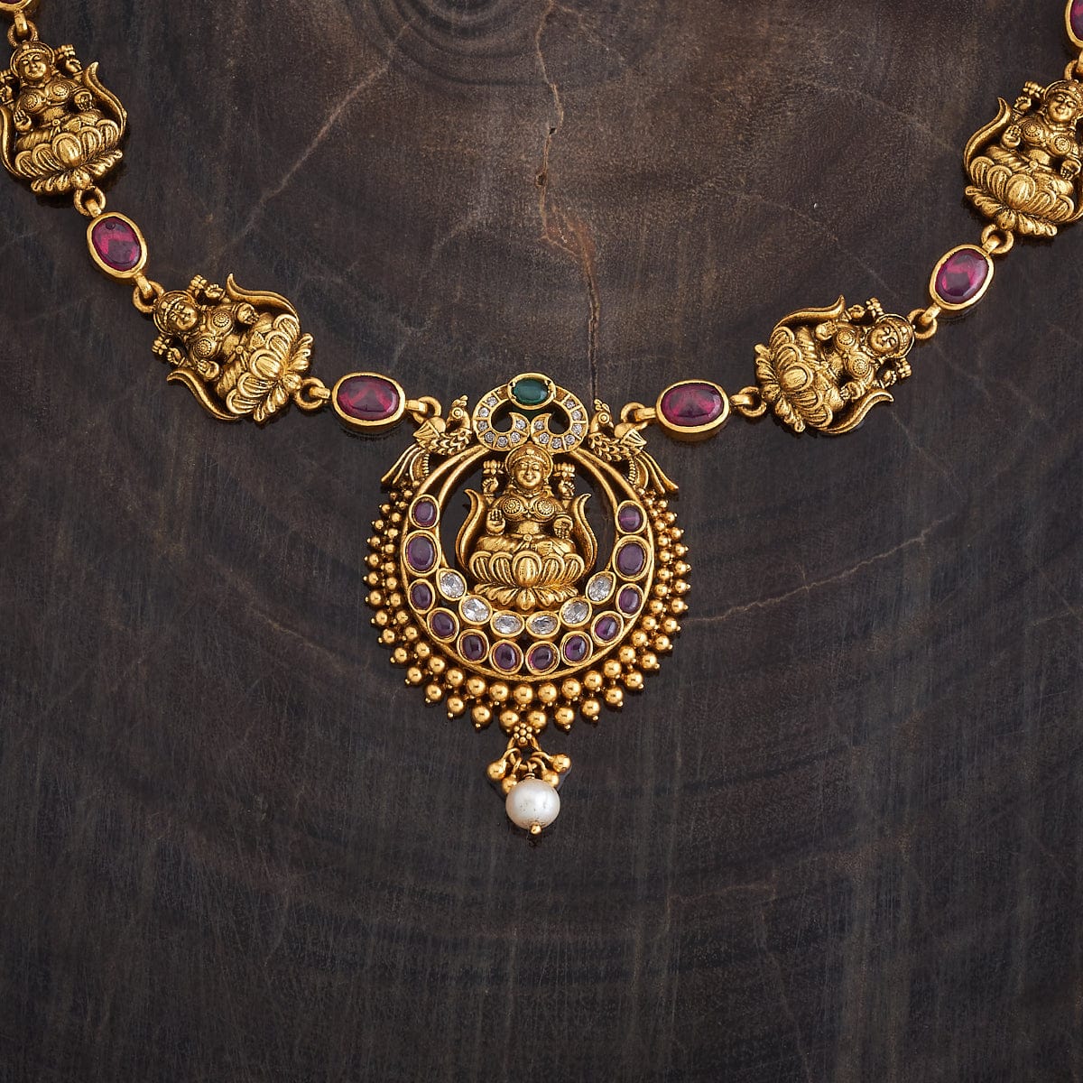 Silver Temple Necklace 178076 - Image 3