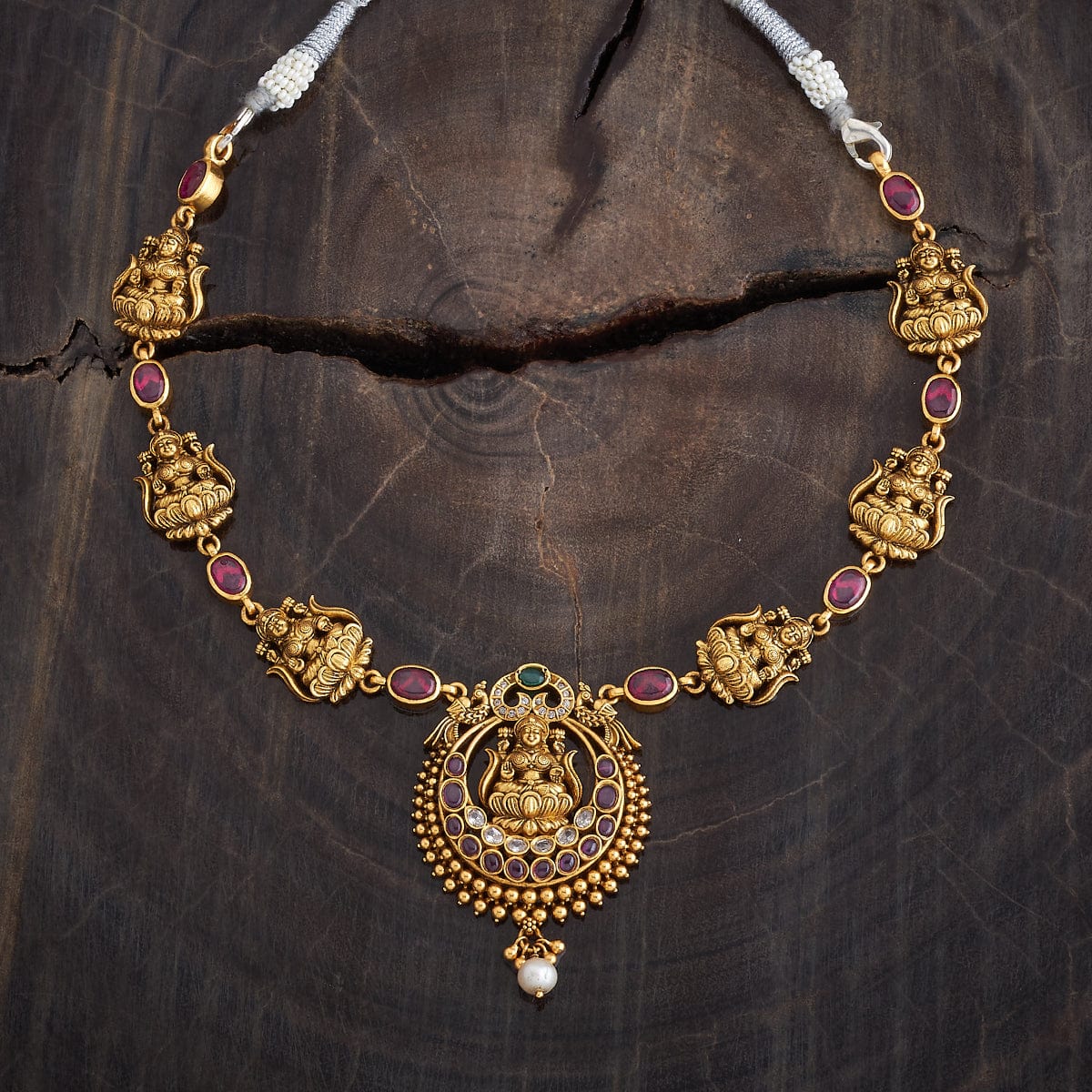 Silver Temple Necklace 178076 - Image 4