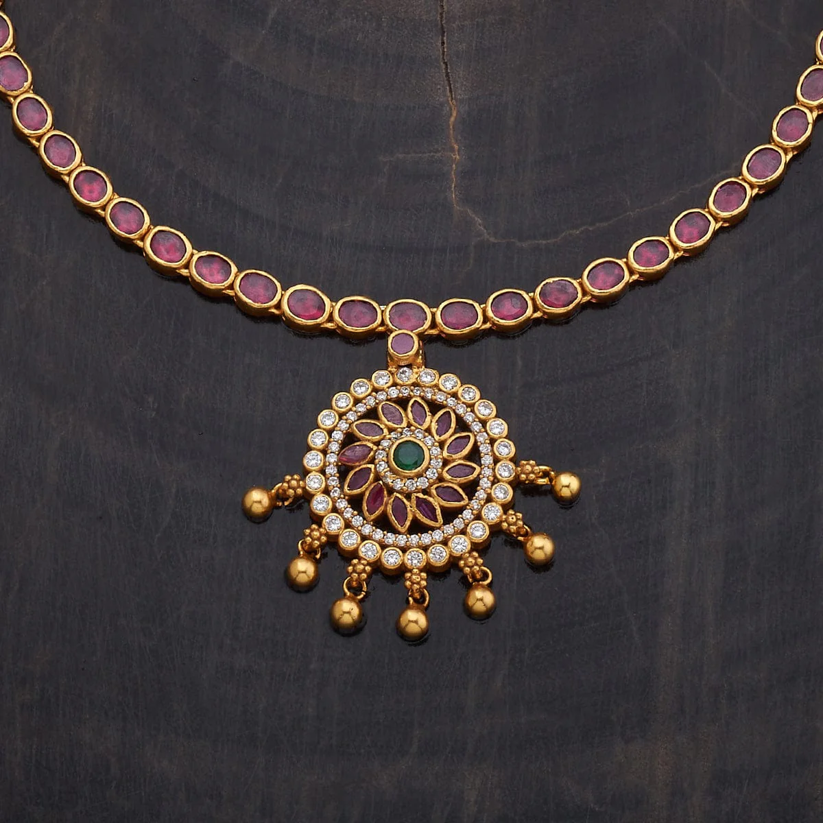 Silver Temple Necklace 178085 - Image 3