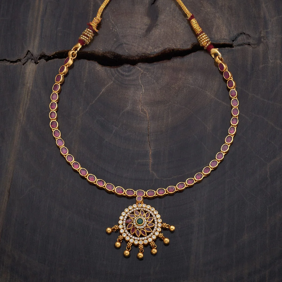 Silver Temple Necklace 178085 - Image 4